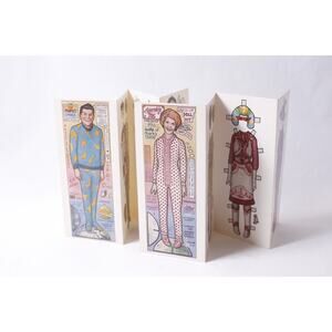 Uncut 1980s Ronald and Nancy Reagan Paper Doll by Sincere Novelty ~260521-WH 718